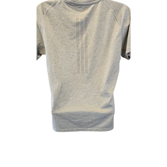 Adidas Prime 2.0 SS Tee T-Shirt Climalite Training Solid Gray M vented back EUC - Picture 2 of 7